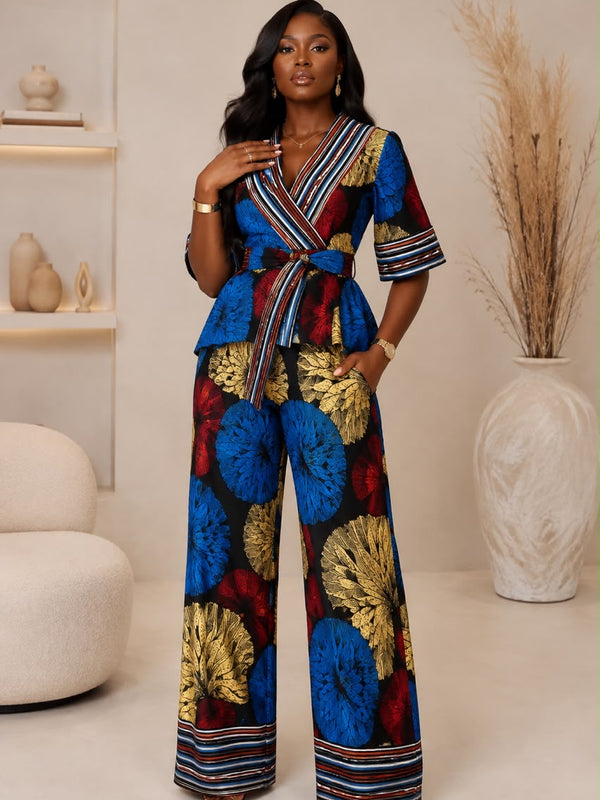 Yemi Ankara x Ashoke 2-Piece Pant Set
