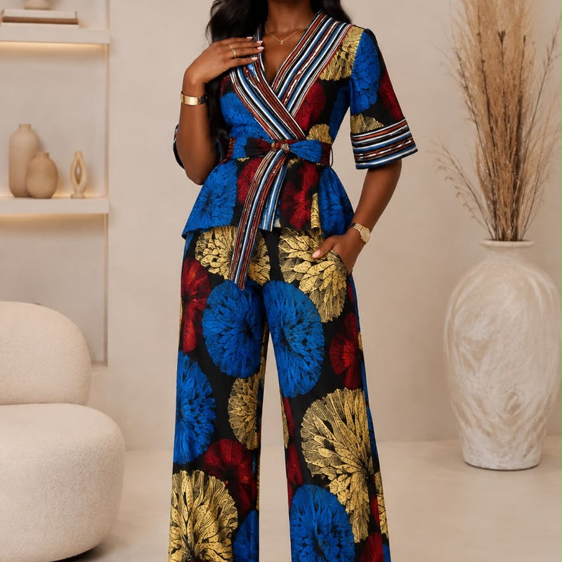 Yemi Ankara x Ashoke 2-Piece Pant Set