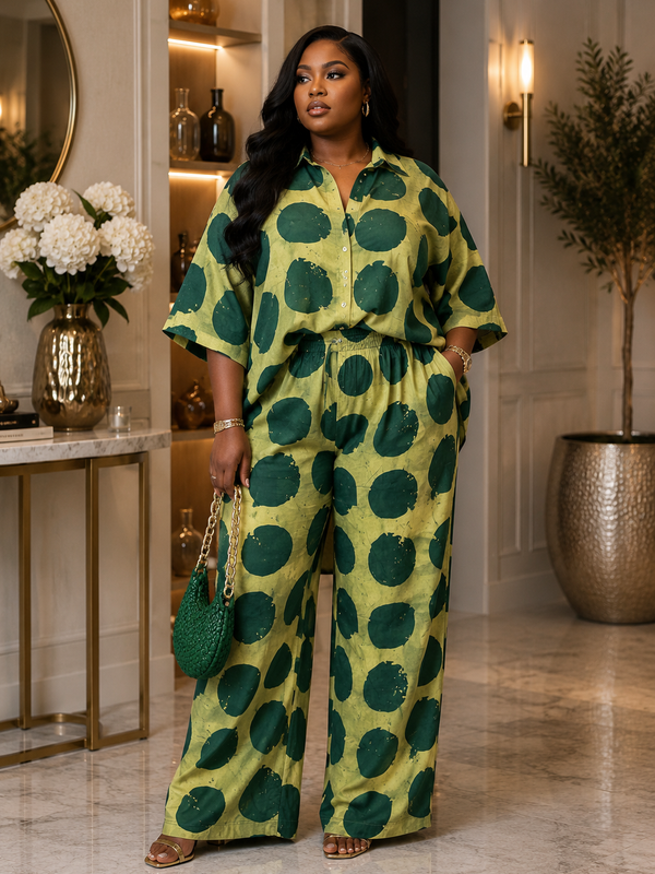 Simdi Ankara Print Two-Piece Matching Set – Luxury African Fashion