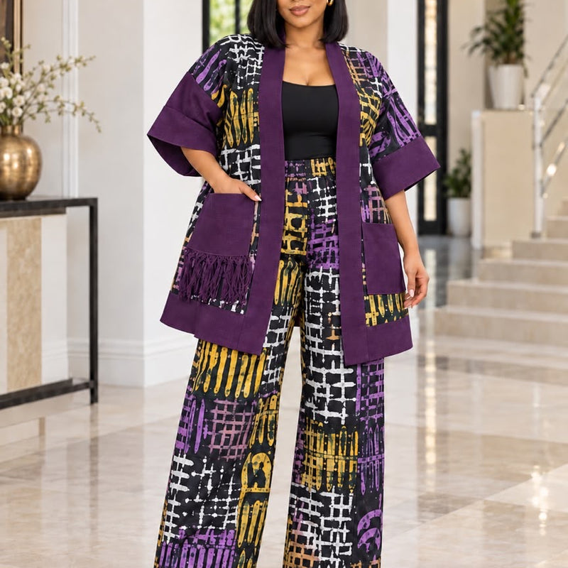 Oriki Ashoke & Adire 2-piece pant set