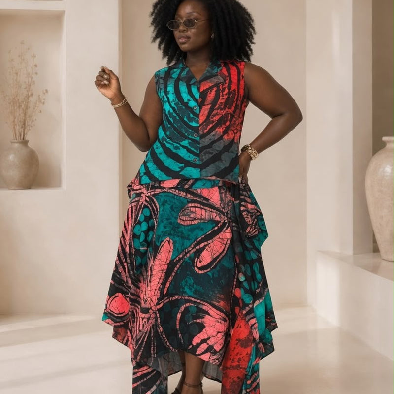 BONANG ADIRE HANKERCHIEF 2 PIECE SKIRT SET