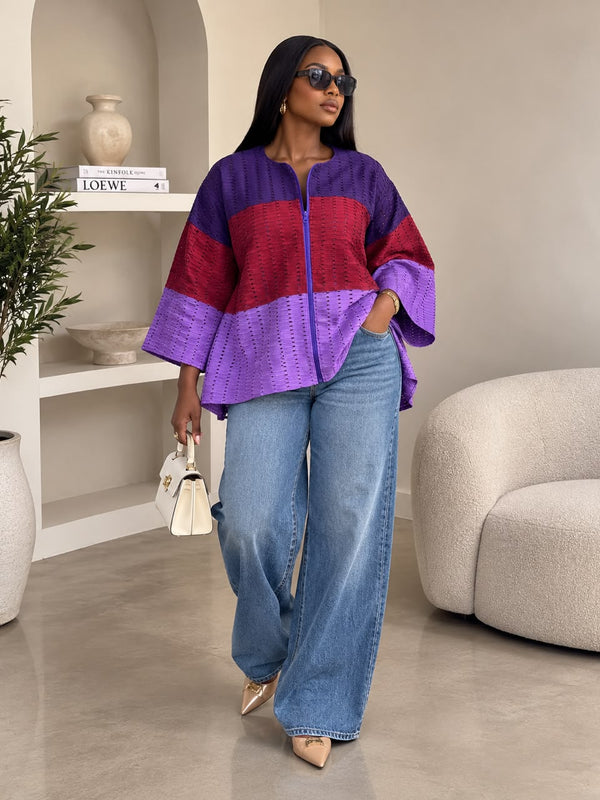 EFOSA JEWU ZIP SHIRT
