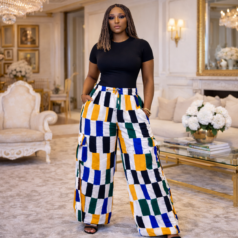 Mesoma Ankara Statement Pants