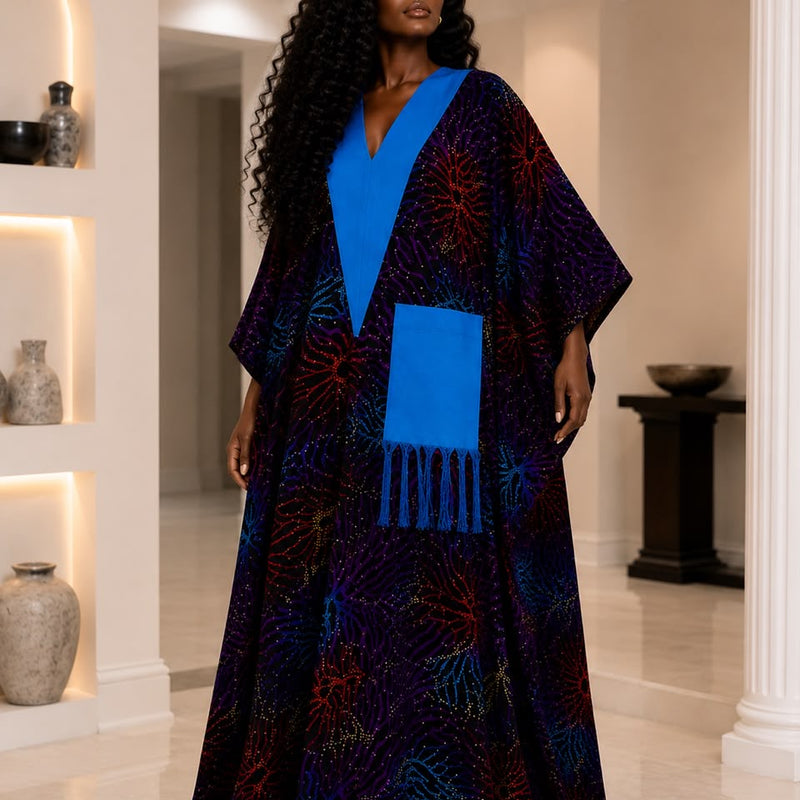 Ginika Ankara Kaftan Maxi Dress