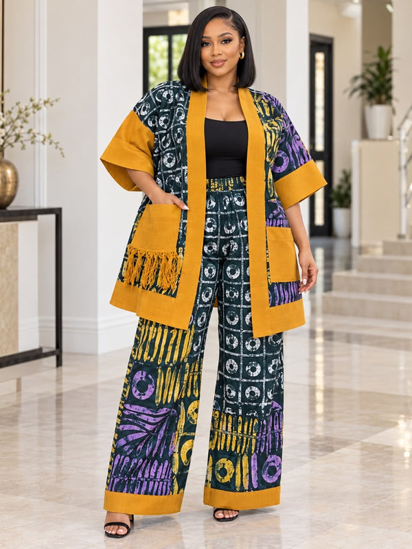 Oriki Ashoke & Adire 2-piece pant set