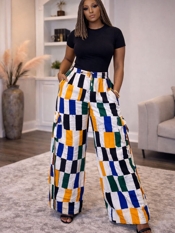 Mesoma Ankara Statement Pants