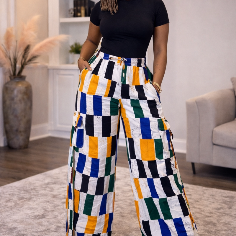 Mesoma Ankara Statement Pants
