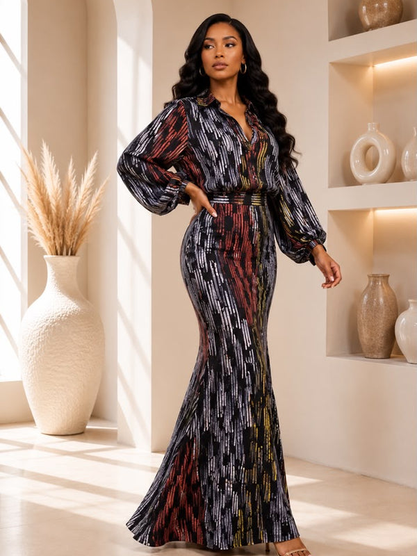 Banke Adire 2-Piece skirt set
