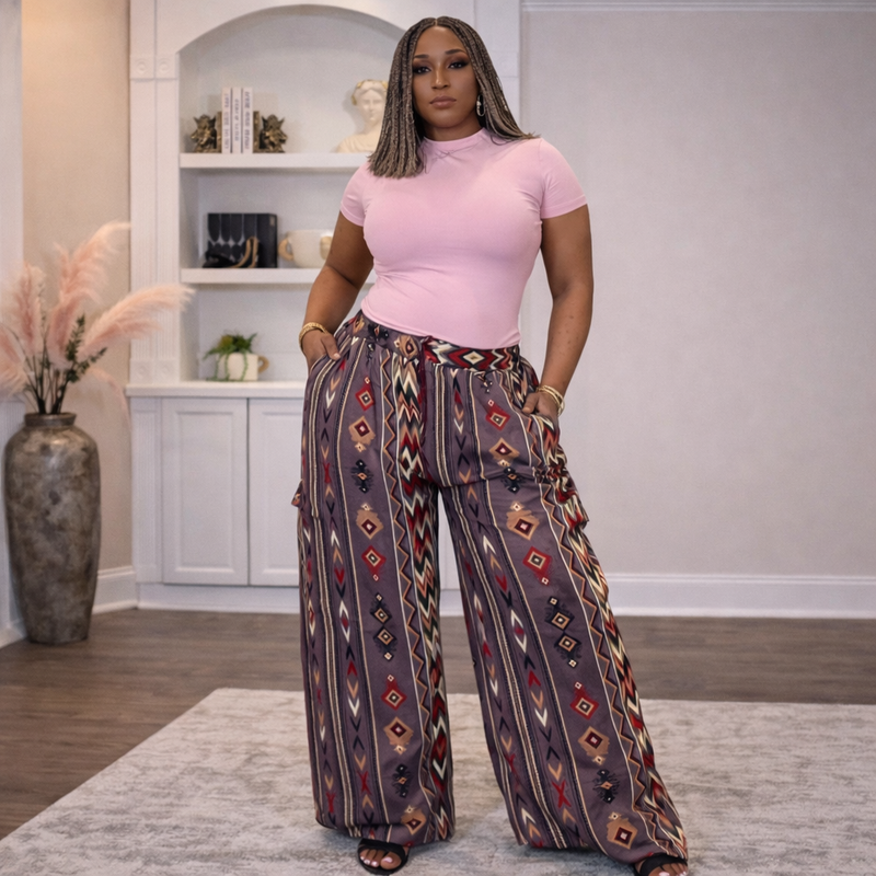 Mesoma Ankara Statement Pants