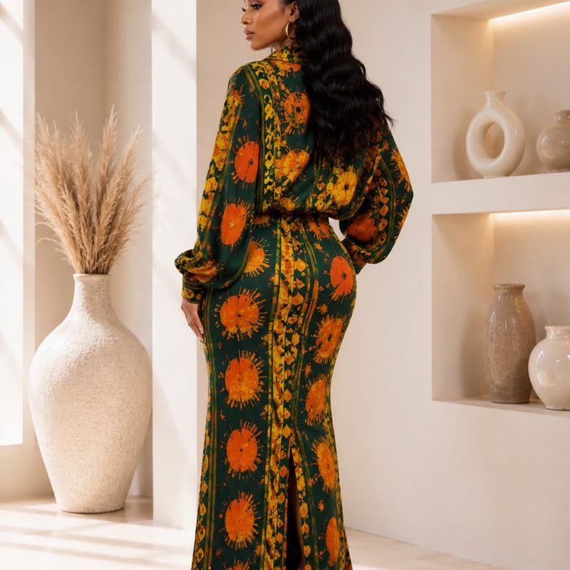 Banke Adire 2-Piece skirt set