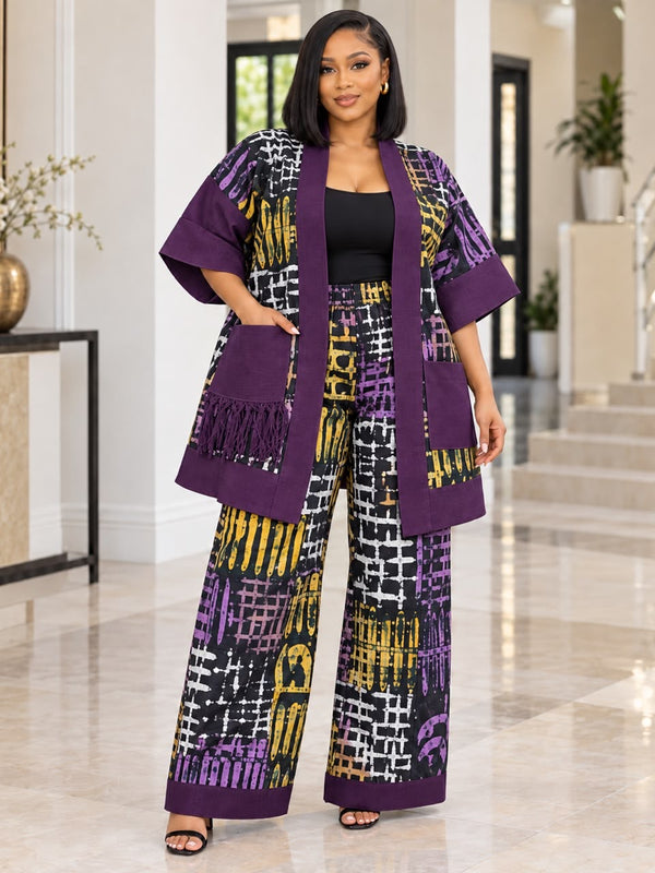 Oriki Ashoke & Adire 2-piece pant set