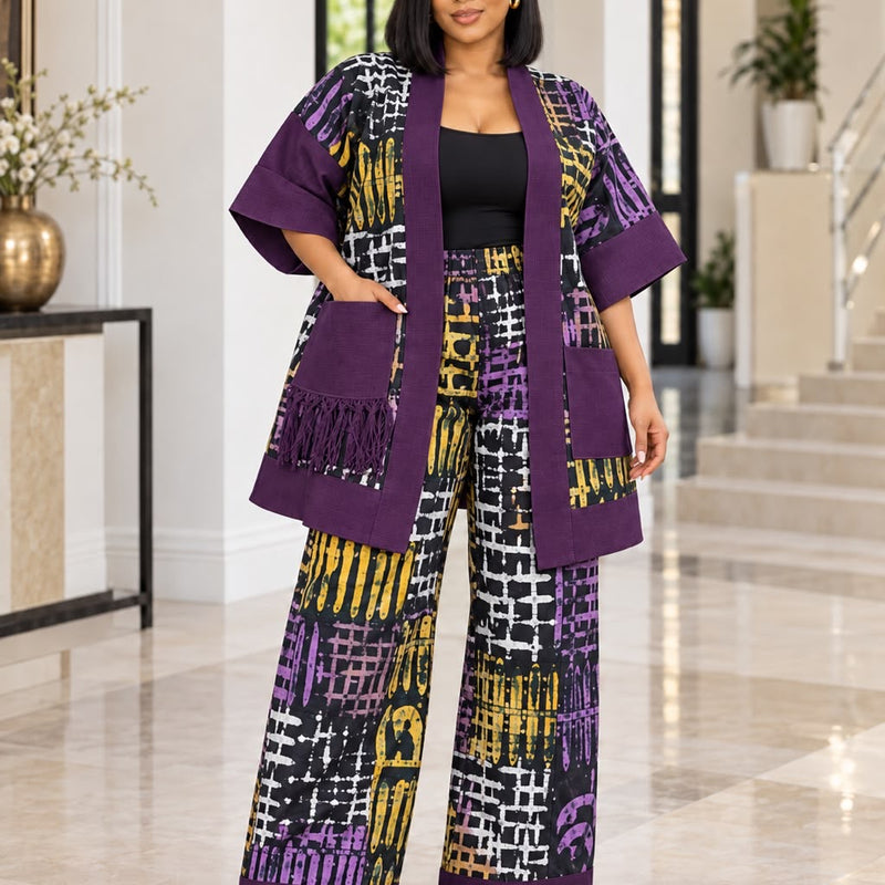 Oriki Ashoke & Adire 2-piece pant set