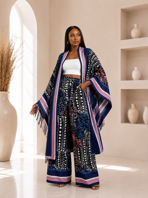 Oriki Ashoke & Adire 2-piece pant set
