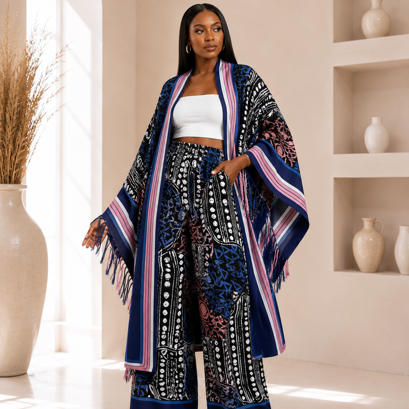 Oriki Ashoke & Adire 2-piece pant set