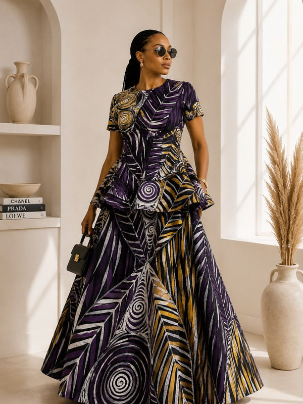 Fifi Adire 2-Piece Skirt Set