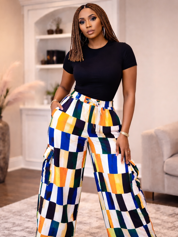 Mesoma Ankara Statement Pants