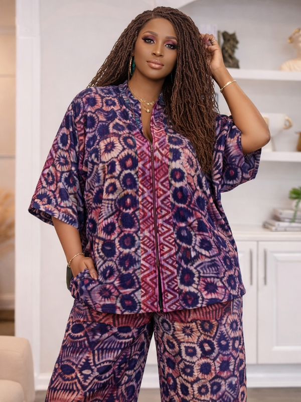 Amanda Adire 2-piece pant set