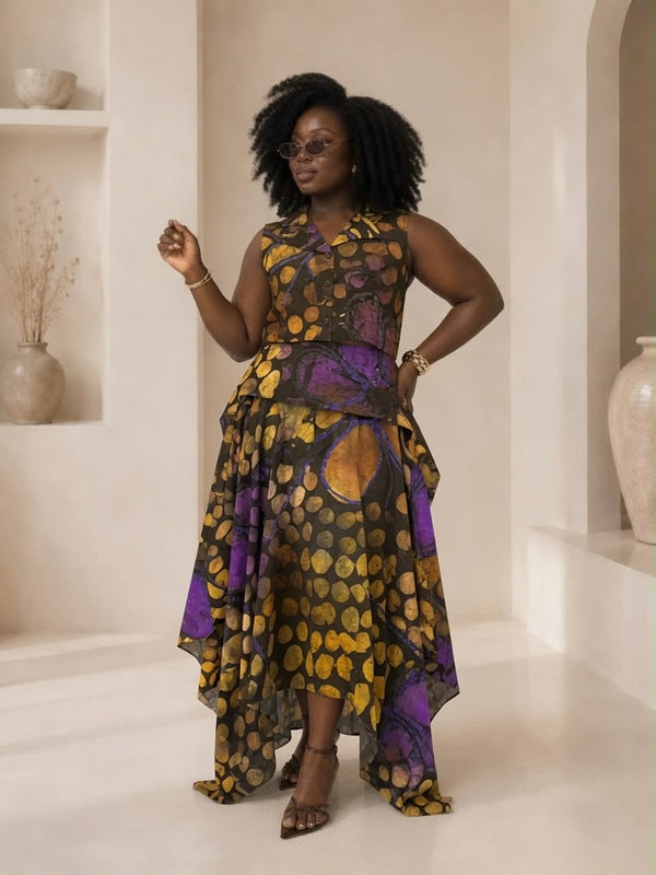 BONANG ADIRE HANKERCHIEF 2 PIECE SKIRT SET