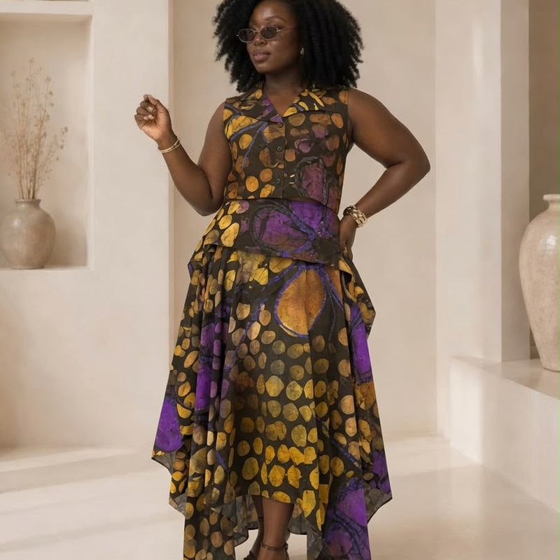 BONANG ADIRE HANKERCHIEF 2 PIECE SKIRT SET