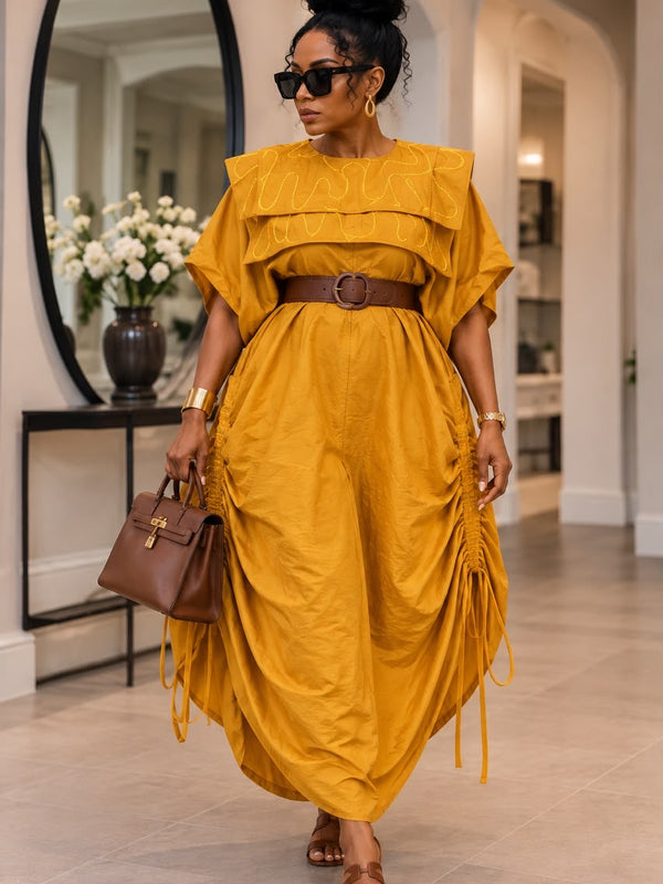 The Queen of NYC Adjustable Boubou Kaftan – Flowing Maxi Dress