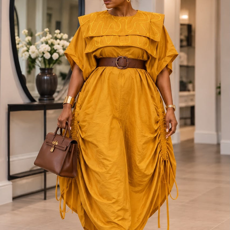 The Queen of NYC Adjustable Boubou Kaftan – Flowing Maxi Dress