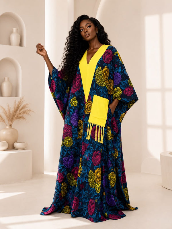 Ginika Ankara Kaftan Maxi Dress