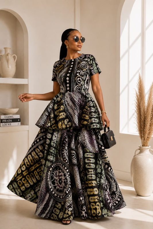 Fifi Adire 2-Piece Skirt Set