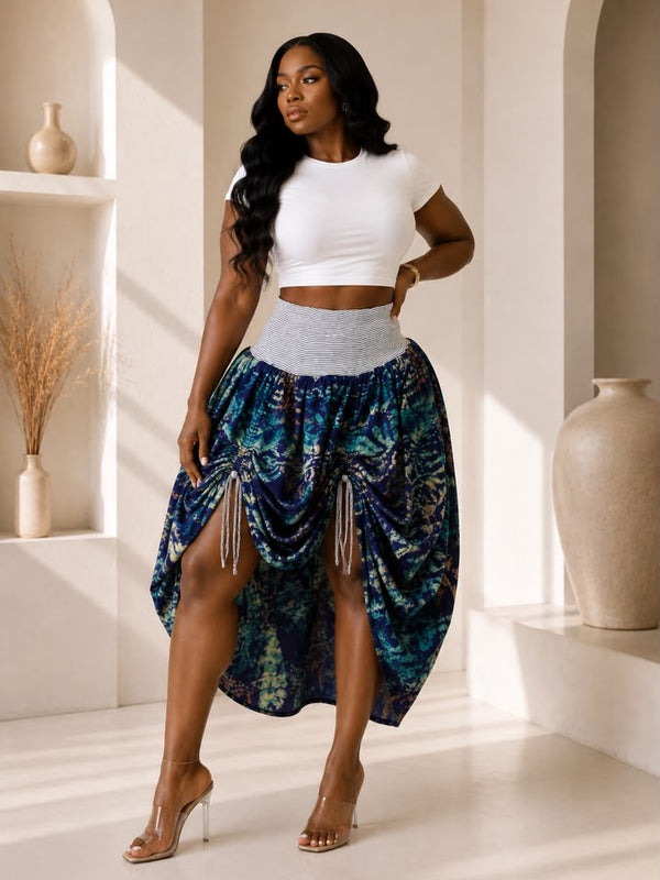 HELENA ADIRE DRAWSTRING SKIRT