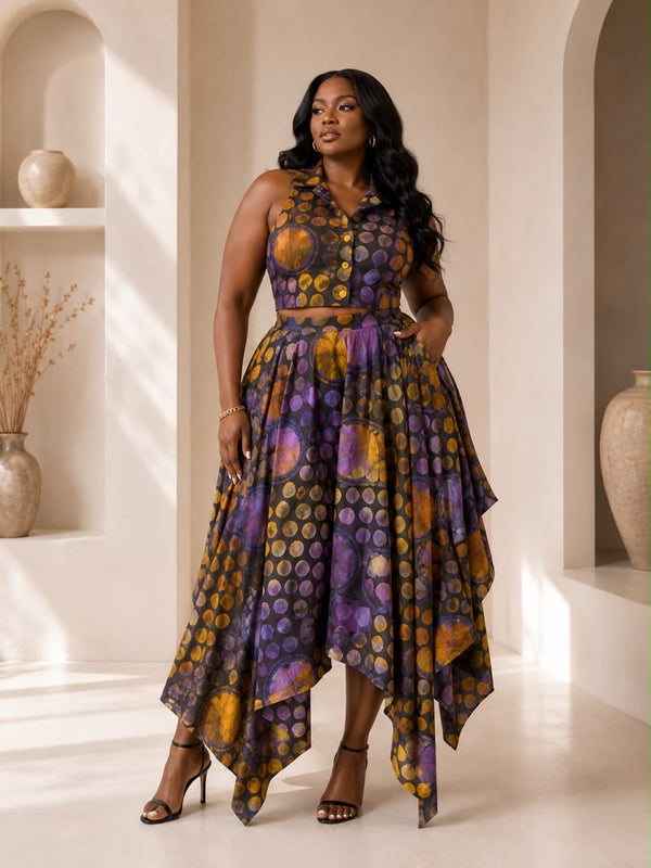 BONANG ADIRE HANKERCHIEF 2 PIECE SKIRT SET