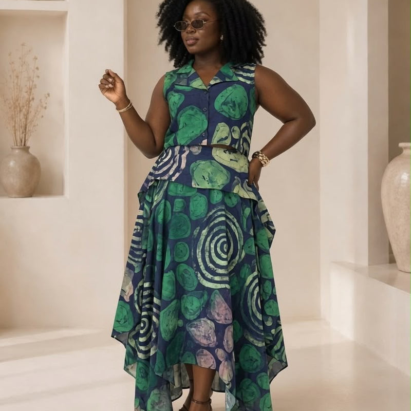 BONANG ADIRE HANKERCHIEF 2 PIECE SKIRT SET