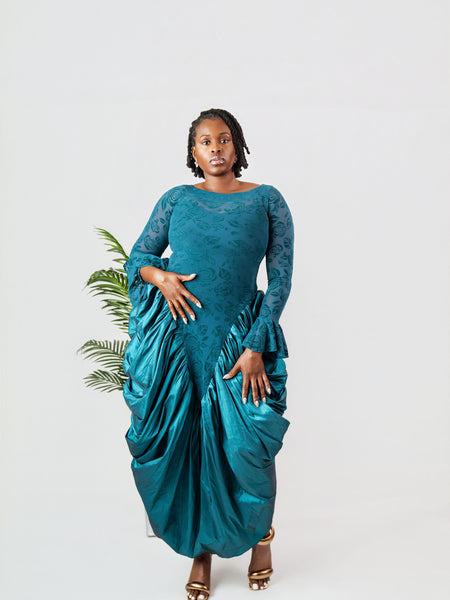 ADUKE DRAPED ELEGANCE GOWN