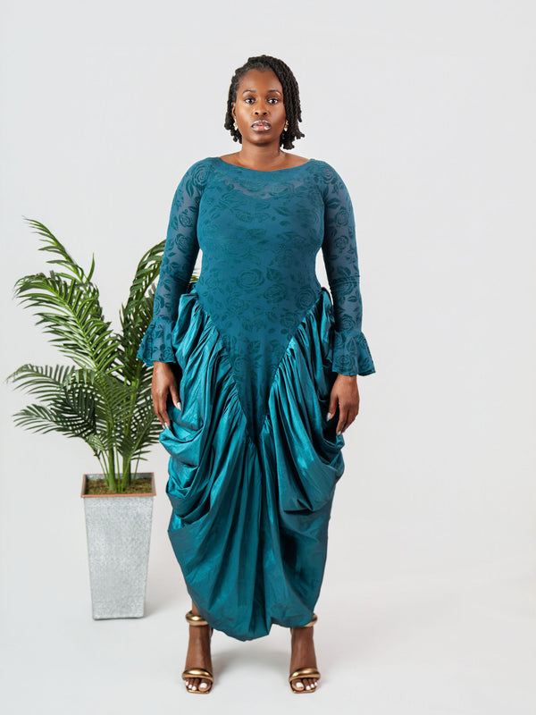 ADUKE DRAPED ELEGANCE GOWN