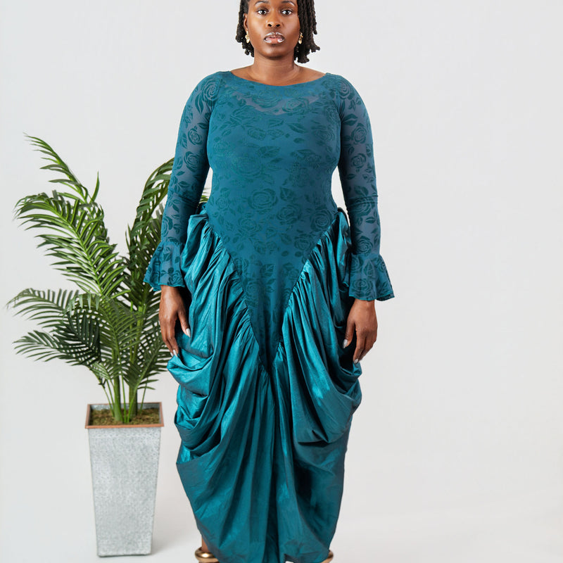 ADUKE DRAPED ELEGANCE GOWN