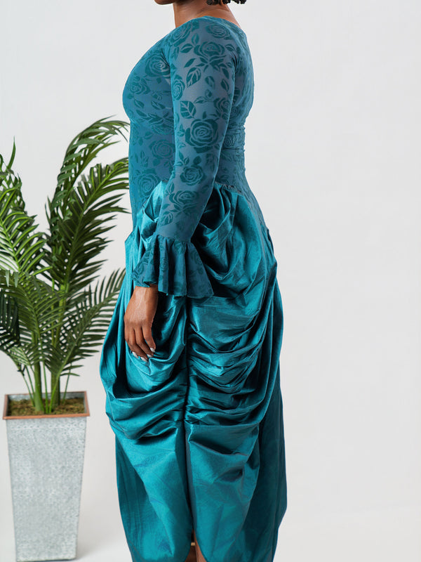 ADUKE DRAPED ELEGANCE GOWN