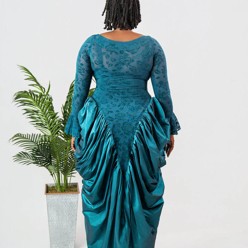 ADUKE DRAPED ELEGANCE GOWN