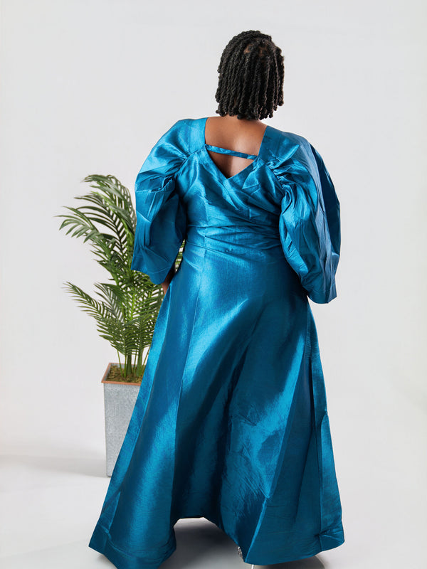Amina Luxe Boubou Gown – Elegant African Kaftan Dress | Aso Élan