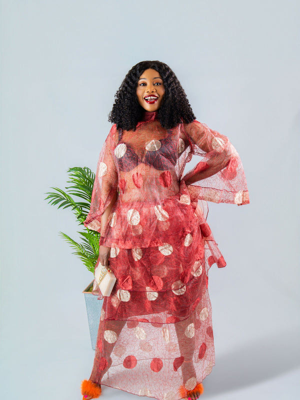 The CEO Luxe Lace Set | Elegant 2-Piece Layered Lace Outfit – Aso Élan