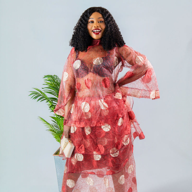 The CEO Luxe Lace Set | Elegant 2-Piece Layered Lace Outfit – Aso Élan