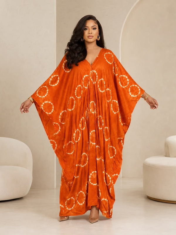 Kanene Adire Boubou Kaftan
