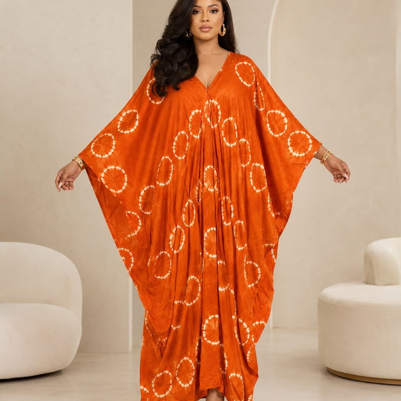 Kanene Adire Boubou Kaftan