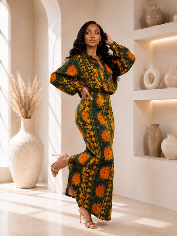 Banke Adire 2-Piece skirt set