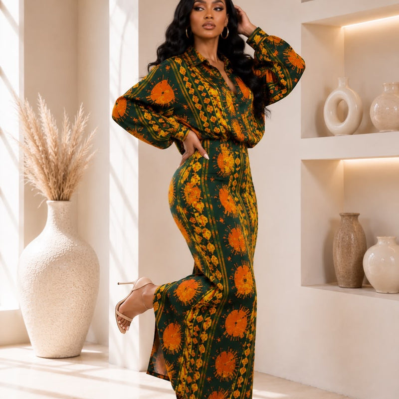 Banke Adire 2-Piece skirt set