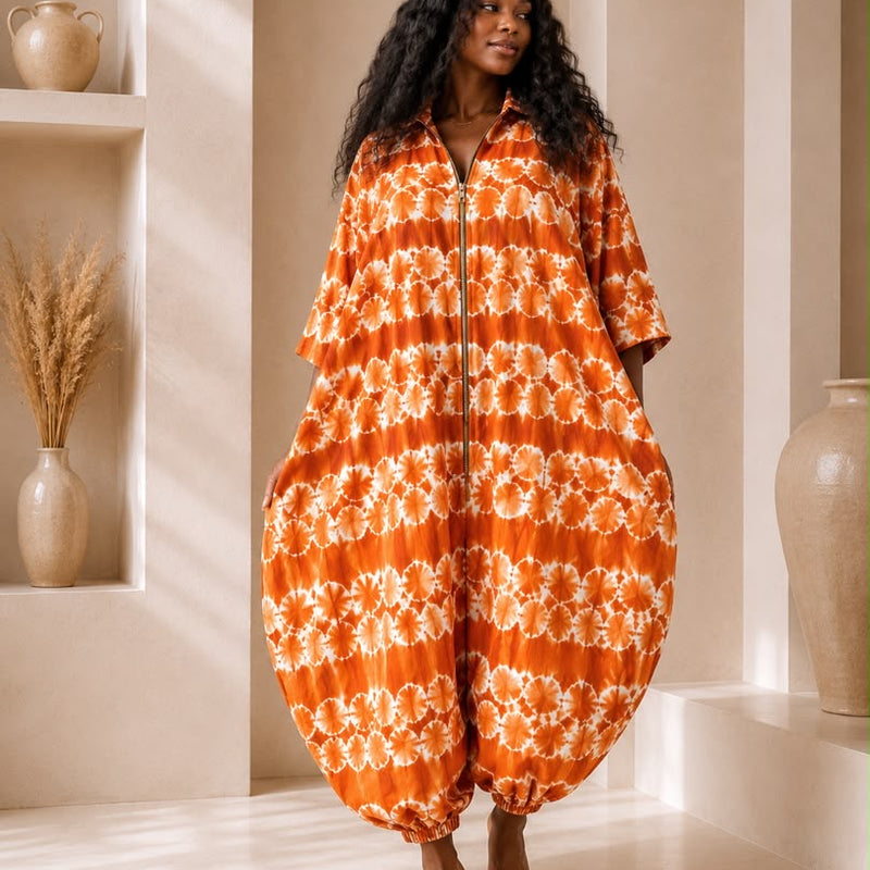 BENITA ADIRE BALLOON JUMPSUIT