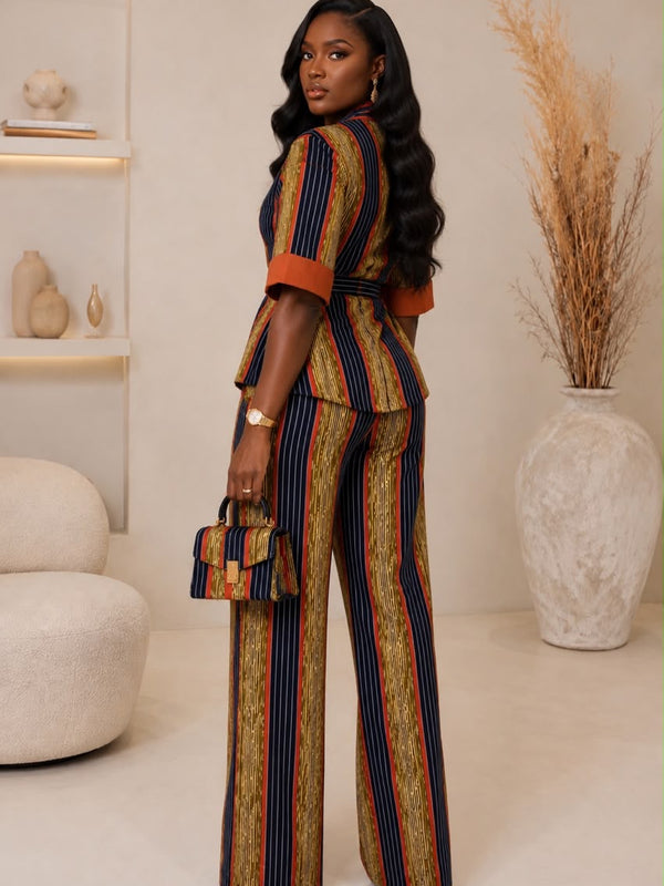 Yemi Ankara x Ashoke 2-Piece Pant Set