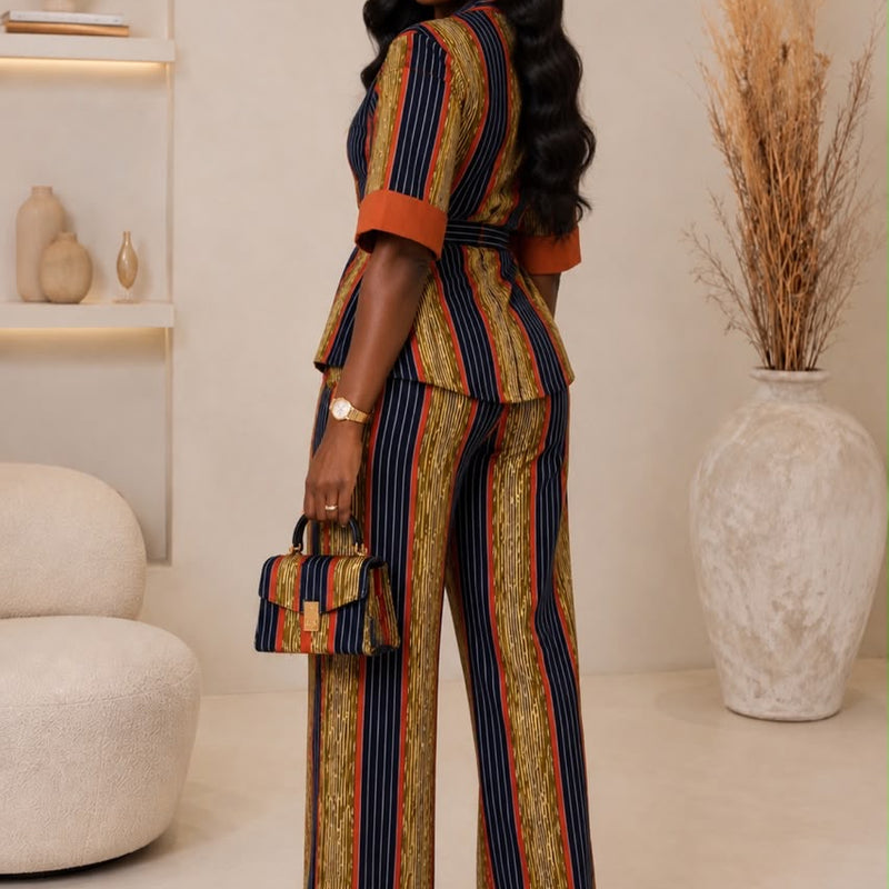 Yemi Ankara x Ashoke 2-Piece Pant Set