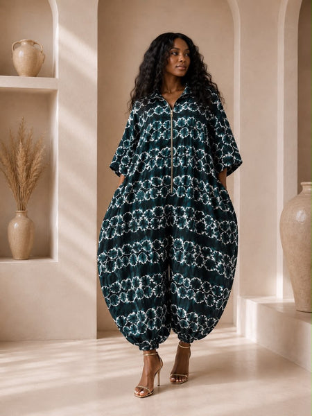 BENITA ADIRE BALLOON JUMPSUIT