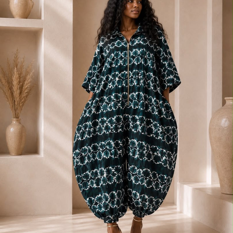 BENITA ADIRE BALLOON JUMPSUIT
