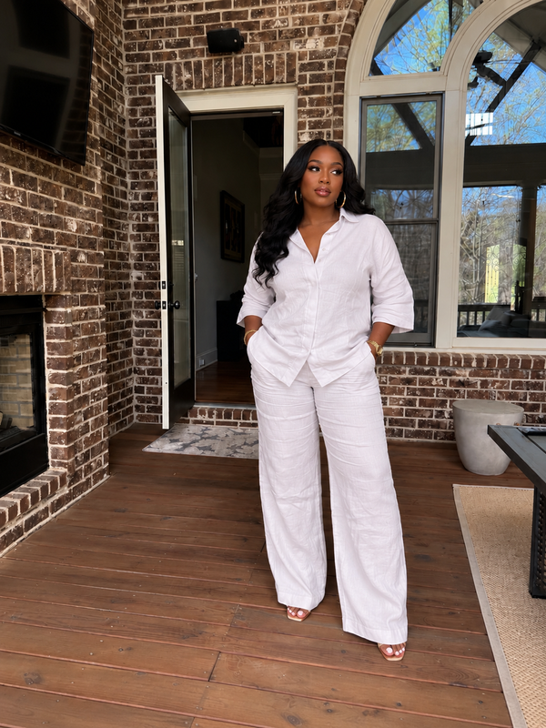 CARLINE LINEN 2-PIECE SET