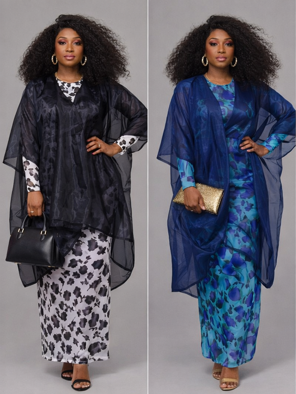 Malaika 2-piece mesh dress