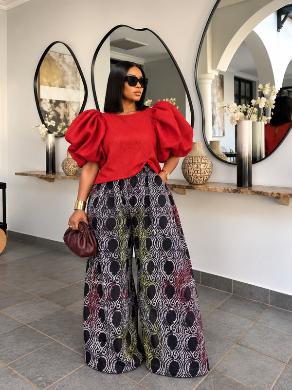 Assumpta Voluminous Sleeve Top